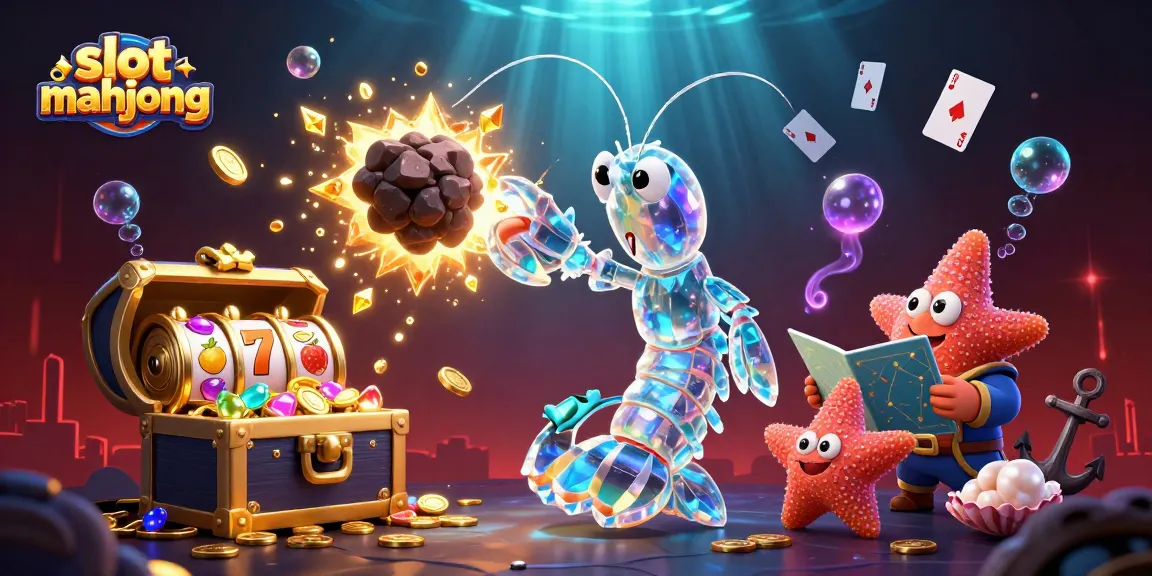 Experience the thrill of slot mahjong with vibrant visuals and dynamic gameplay in this 3D illustration.