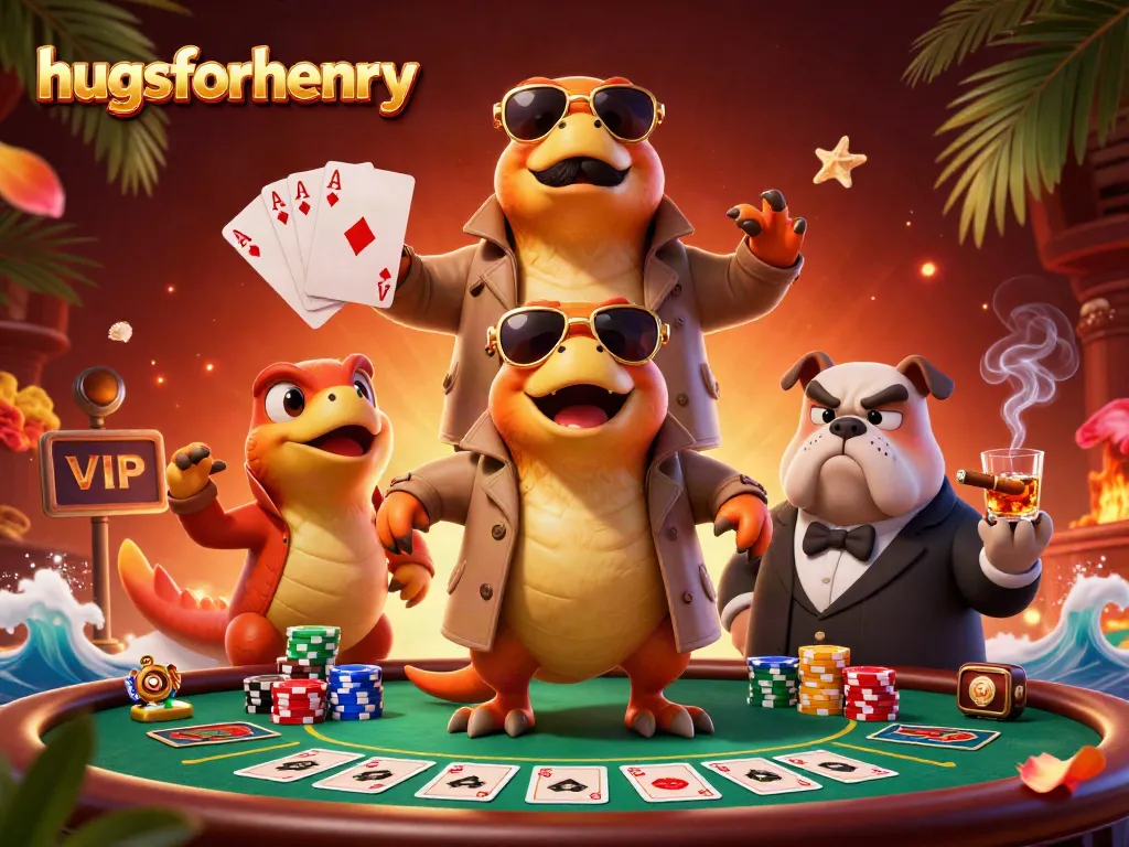 Experience a VIP entry with hugsforhenry as raptors in disguise at a poker showdown.